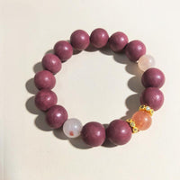 Cherry Blossom Serenity Bracelet: Pure Sakura Beads | Natural Fragrance | Healing Energy