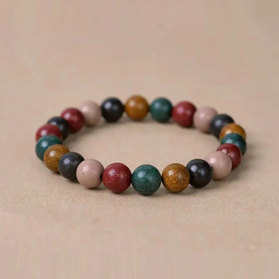 Cherry Blossom Serenity Bracelet: Pure Sakura Beads | Natural Fragrance | Healing Energy
